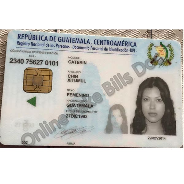 Guatemala National Id Cards